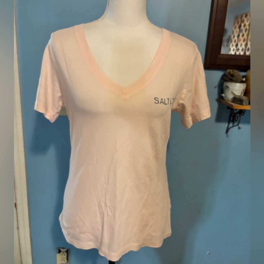 Salt Life, Pastel Pink, V-Neck, T-Shirt